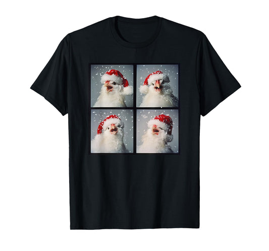 Chicken Farm Bird Men Kids Women Christmas Silkie Chicken T-Shirt