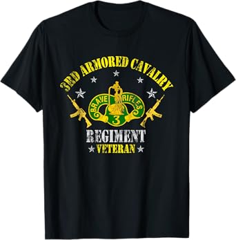 3rd Armored Cavalry Regiment Veteran Patriotic Veterans Day T-Shirt
