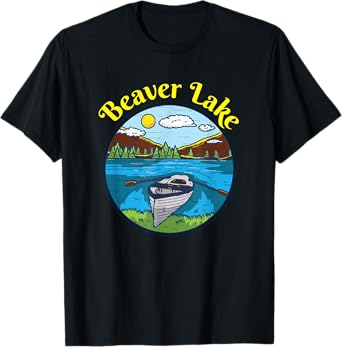 Beaver Lake Clothing Arkansas Retro Boating T-Shirt