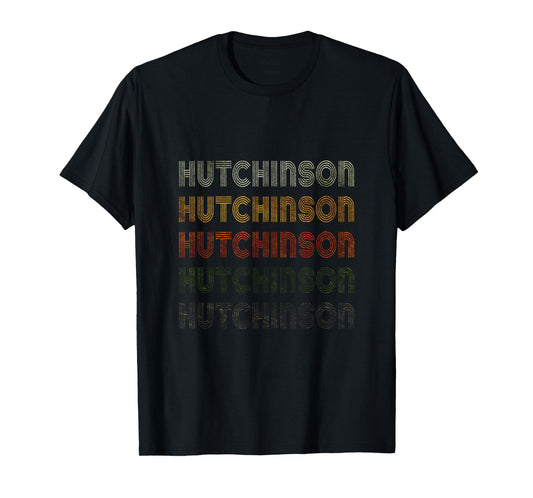 Love Hutchinson Tee Grunge Vintage Style Black Hutchinson T-Shirt