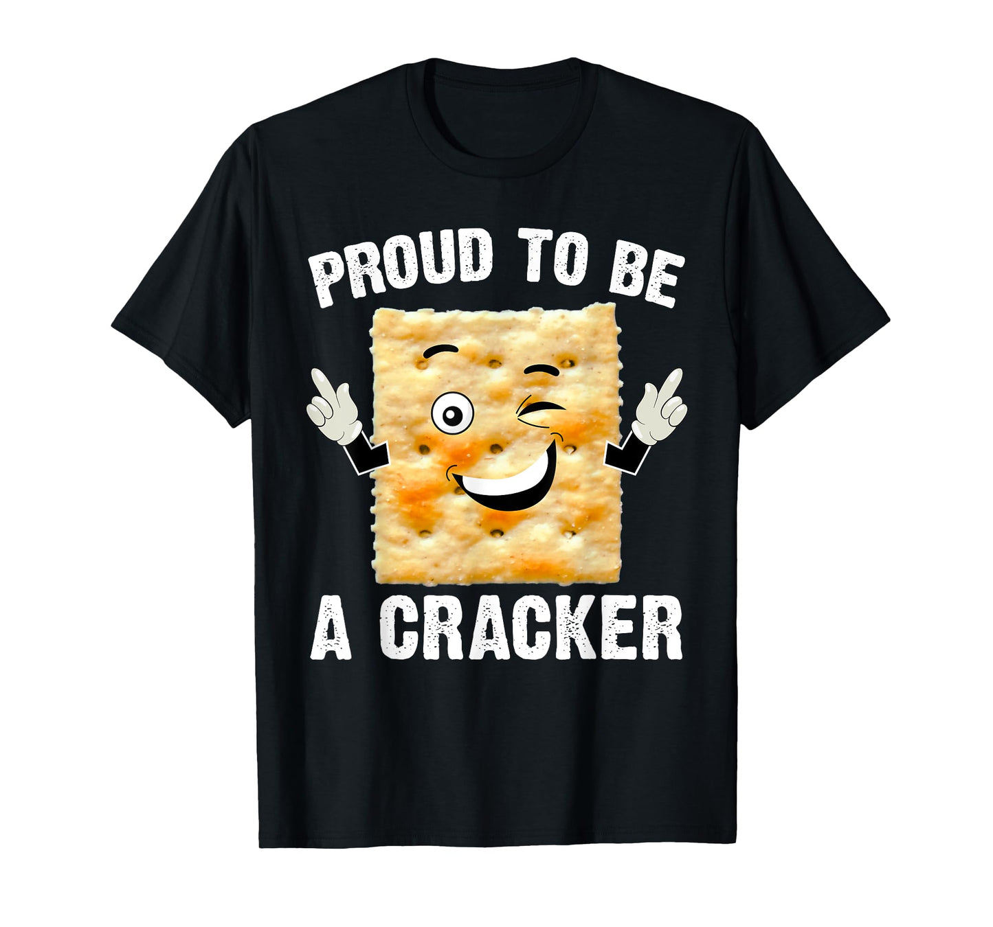 Proud to be a Cracker Funny Snack Halloween Biscuit Costume T-Shirt