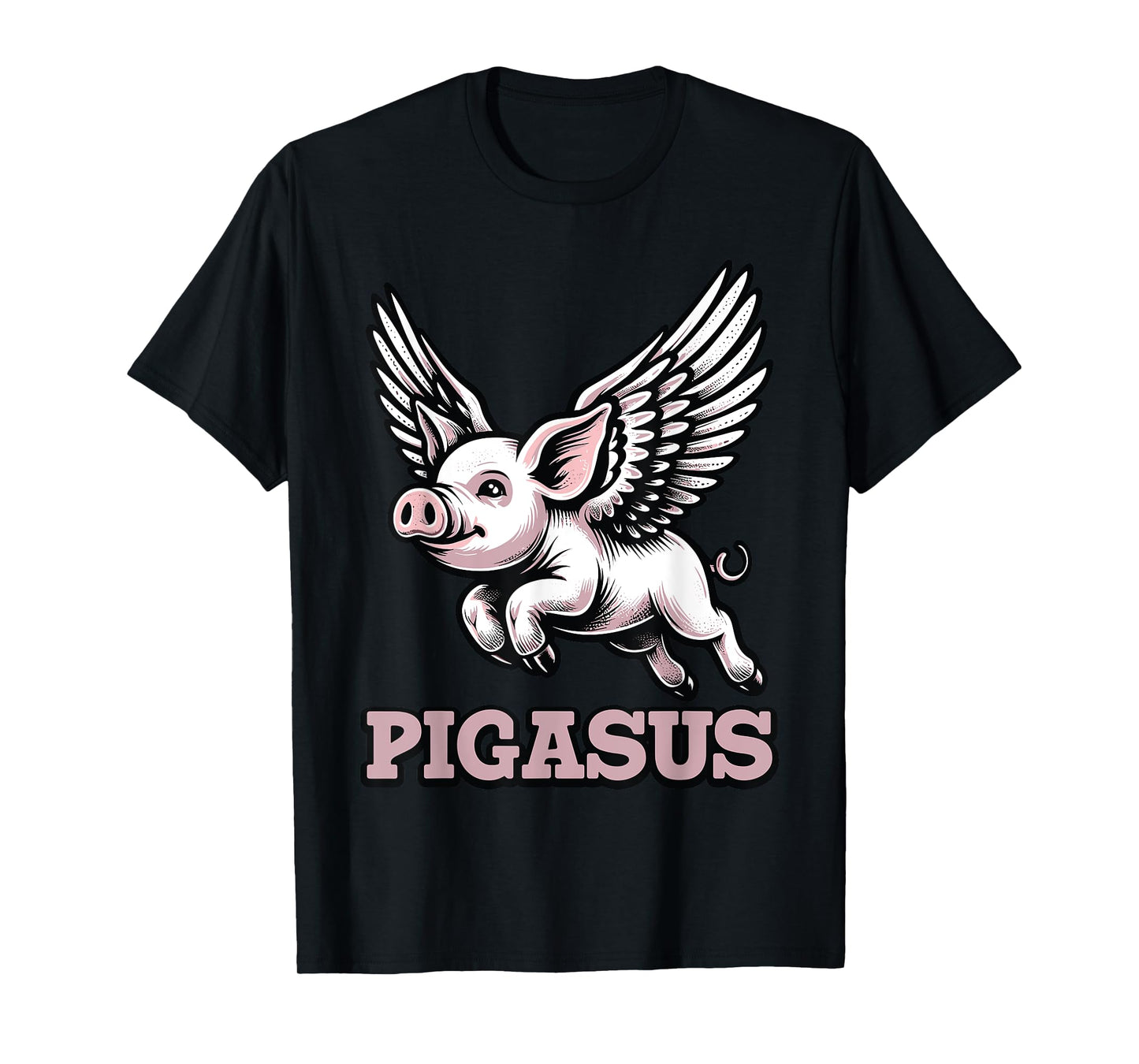Pigasus Flying Pig Animal Mythical Pig Lover T-Shirt