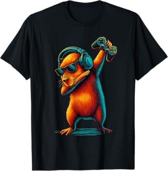 Capybara Funny Video Games Capybara T-Shirt