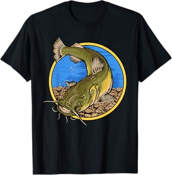 Flathead Catfish Fishing T-Shirt