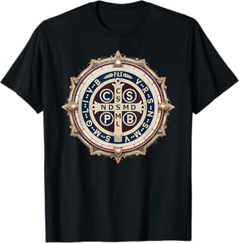 Catholic Saint Benedict Medal T-Shirt