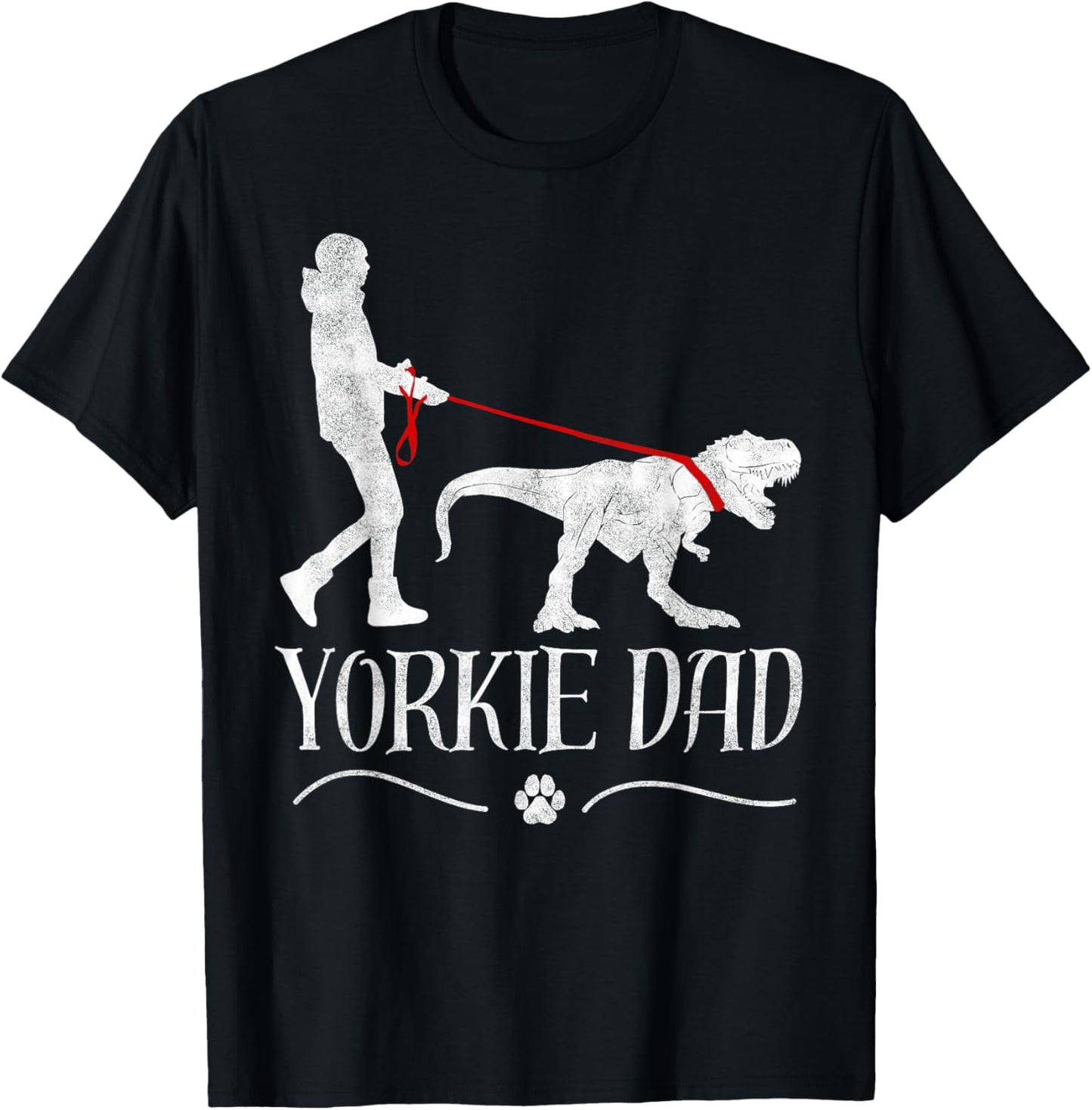 Funny Yorkie Dad Gifts For men Best Yorkshire Dad Father Pun T-Shirt