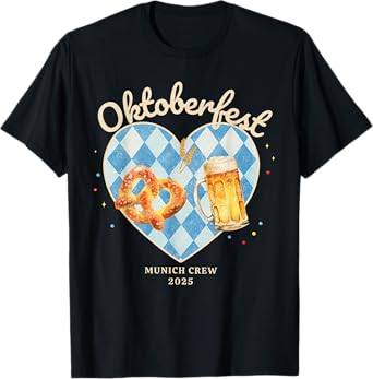 Vintage Oktoberfest Munich Germany German Men Women T-Shirt