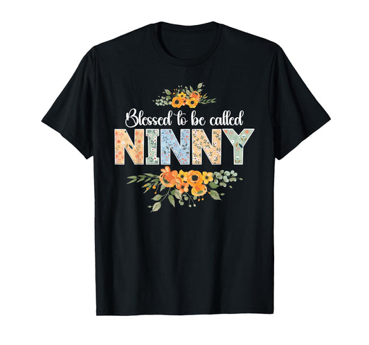 Blessed To Be Called Ninny Grandmother Ninny Grandma T-Shirt