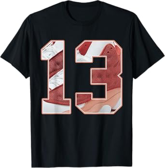Number 13 Dune Red 13s Loser Lover Matching For Men Women T-Shirt