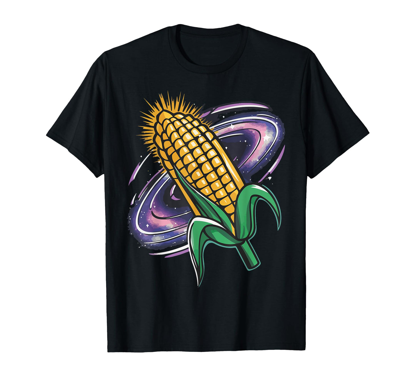 Space Corn Outfit Maize Farmer Costume Farm Life T-Shirt