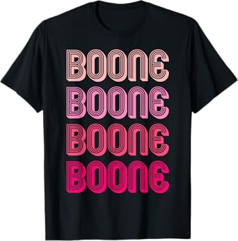 Boone Personalized Name Vintage Women Men Girl T-Shirt
