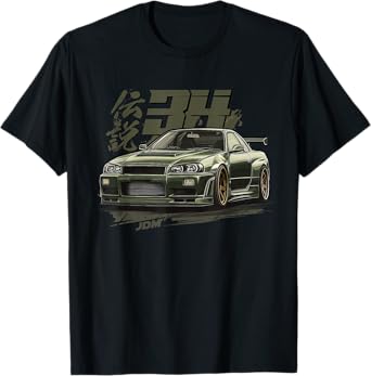 Classic Urban Green R34 Liberty Walk JDM Skyline T-Shirt