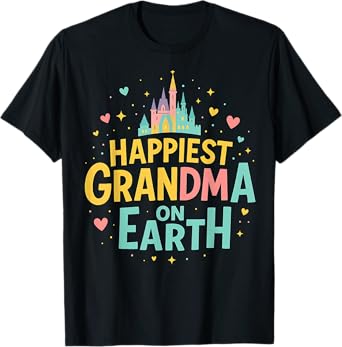 Happiest Grandma on Earth tee Cute for Grandma, Mother's Day T-Shirt