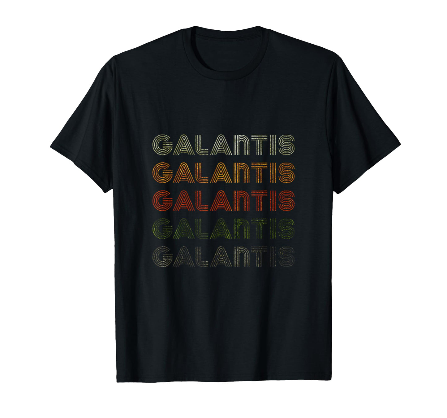 Love Heart Galantis Tee Grunge Vintage Style Black Galantis T-Shirt