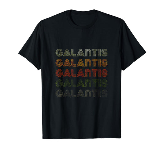 Love Heart Galantis Tee Grunge Vintage Style Black Galantis T-Shirt