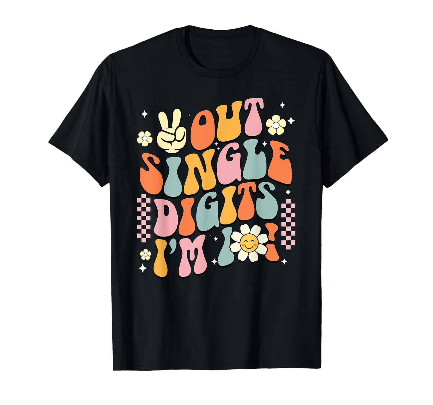 10Th Birthday Peace Out Single Digit Party 10 Year Old T-Shirt
