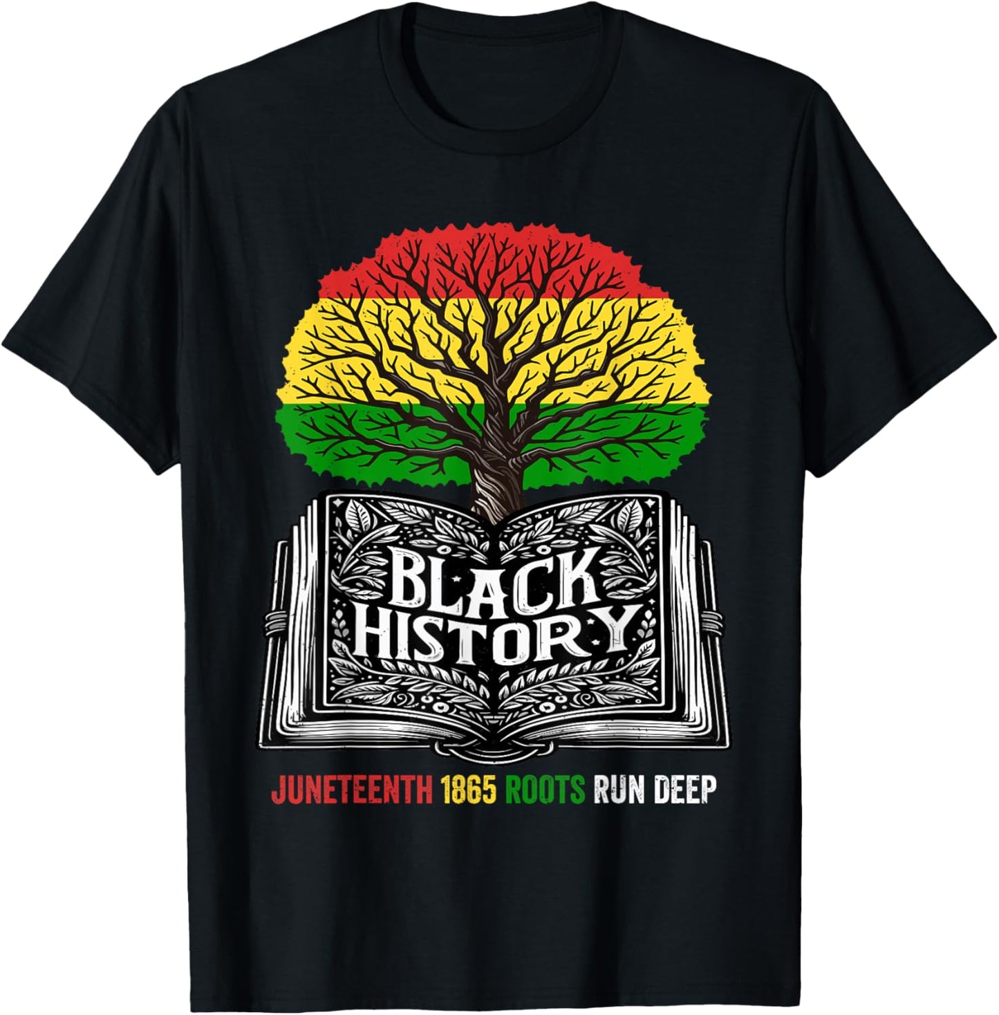 Juneteenth 1865 Roots Black History African American Pride T-Shirt