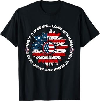 She's a Good Girl Loves her Mama T-Shirt