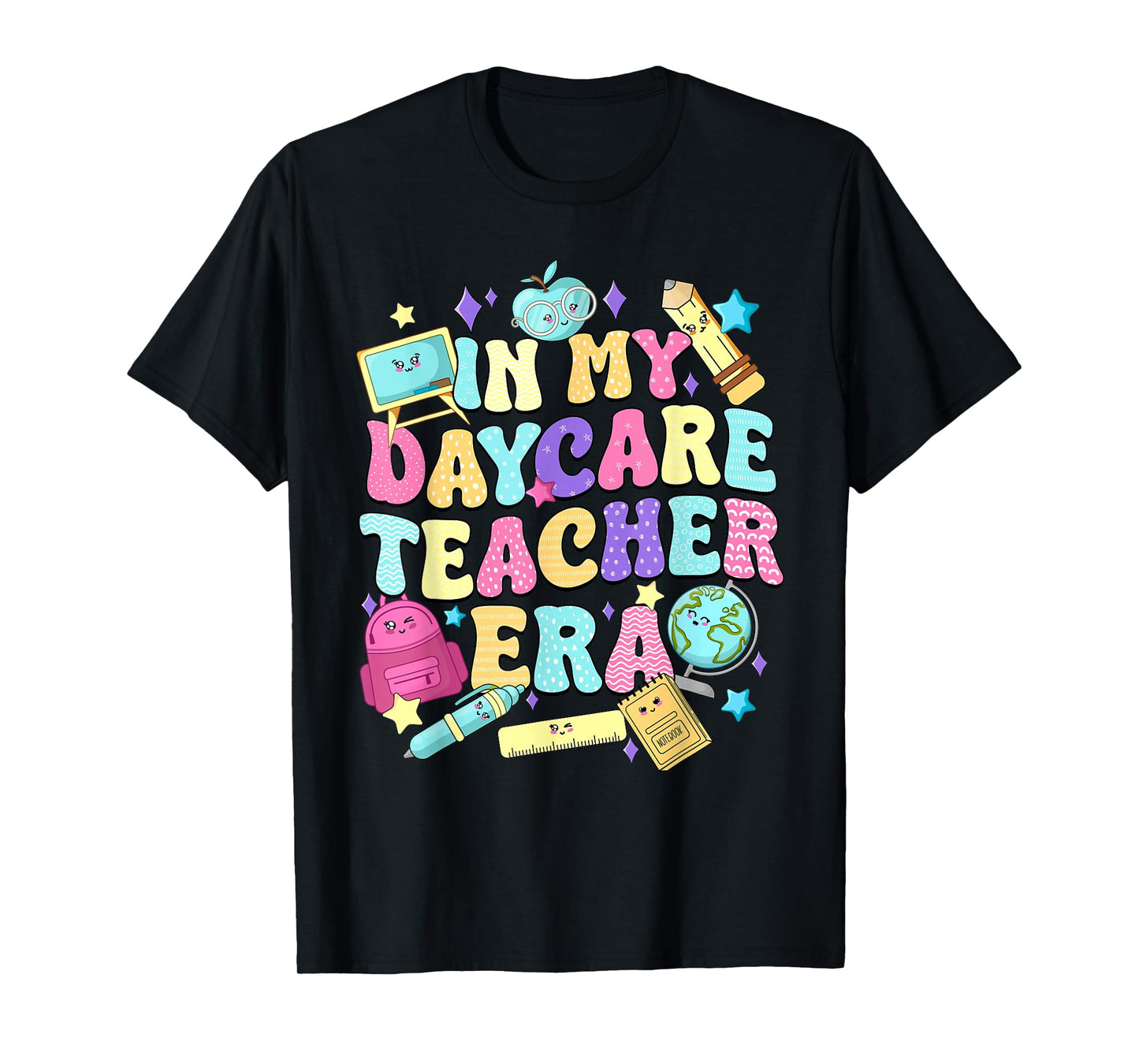 In My Daycare Teacher Era Daycare Provider Kids T-Shirt