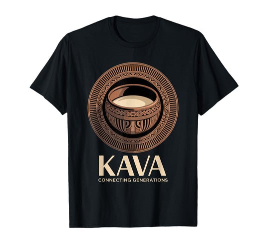 Pacific Island Kava Culture Artwork Design T-Shirt