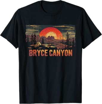 Bryce Canyon - US National Park Vintage Men Women Kids Utah T-Shirt