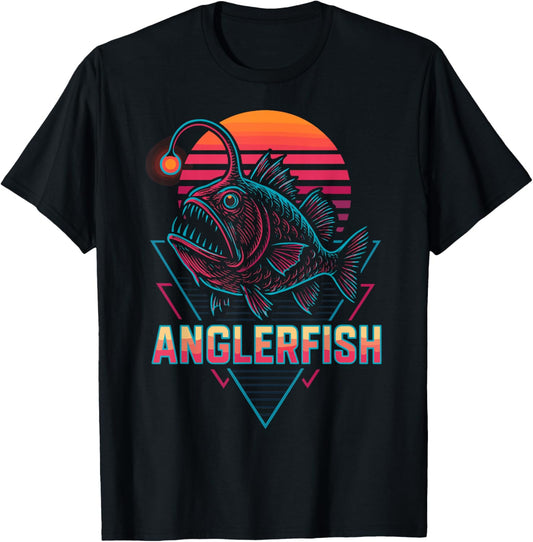 Anglerfish Retro T-Shirt