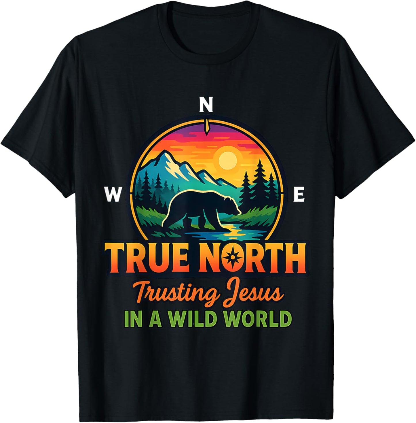 True North Trusting Jesus In A Wild World VBS 2025 Kids T-Shirt