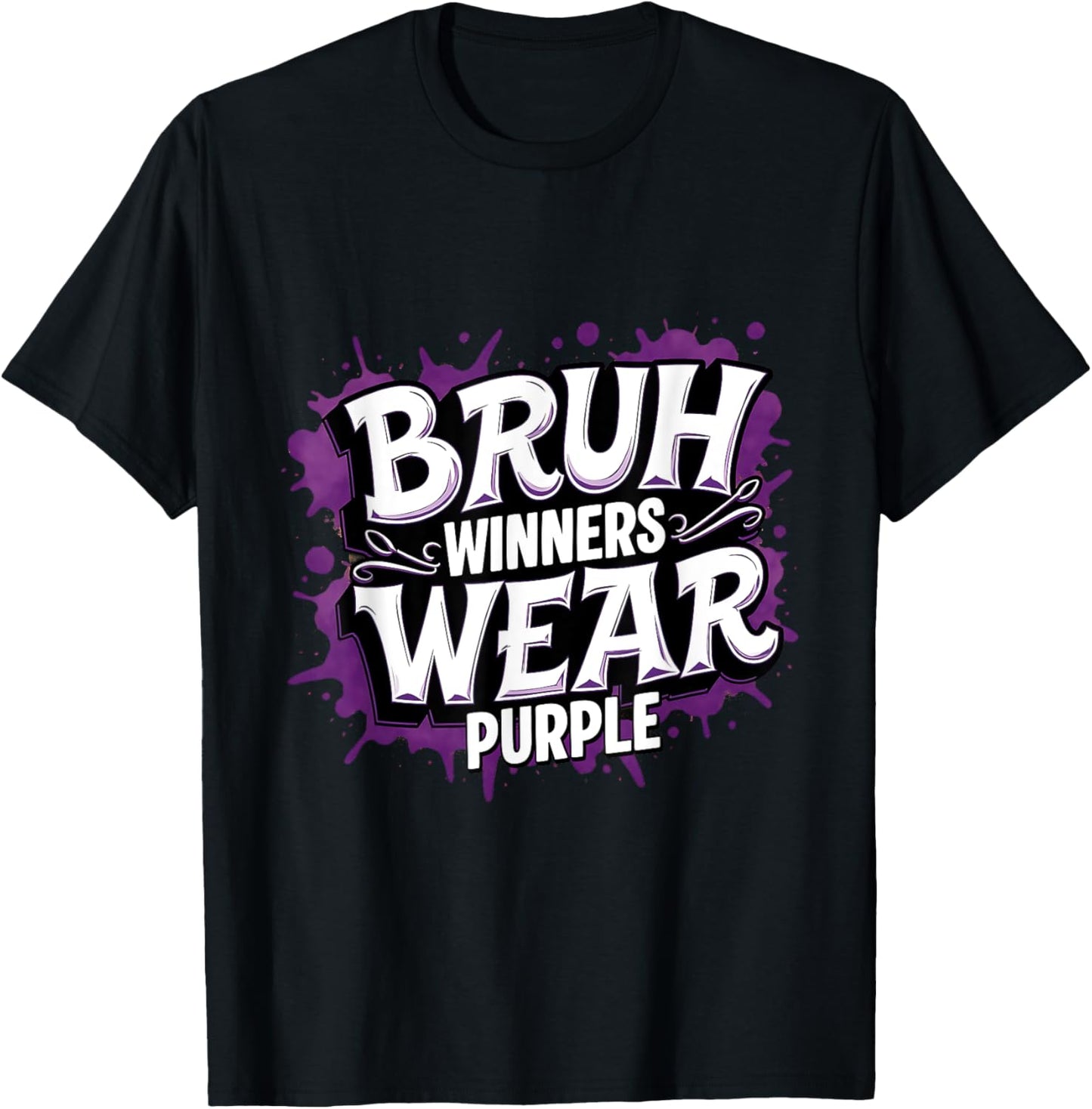 Winners Wear Purple Color War Camp Team Game Competition T-Shirt