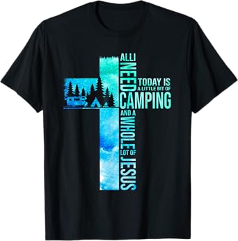 Camping and Jesus T-Shirt