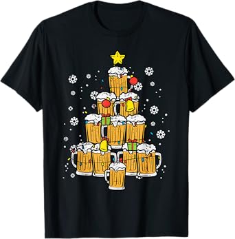 Christmas Tree Funny Winter Xmas For Dad Men Guys T-Shirt