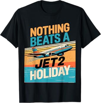 Jet 2 holiday fun, motivational design T-Shirt
