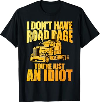 Best Truck Driver Art for Men Dad Women Trucking CDL Trucker T-Shirt