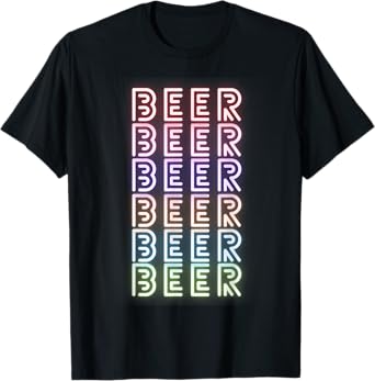 Funny Beer Retro Vintage Alcohol Beer Drinking T-Shirt