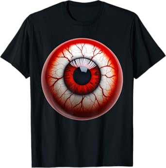 Eyeball Funny Scary Bloodshot Halloween Eyeball T-Shirt