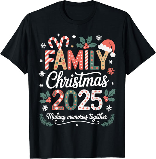 Family Christmas 2025 Matching Xmas Outfit T-Shirt
