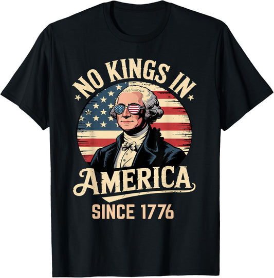4th of July No Kings in America T-Shirt