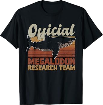 Official Megalodon Research Team - Megalodon Shark T-Shirt