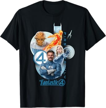 Marvel The Fantastic Four: First Steps First Family Poster T-Shirt