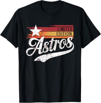 Retro Astros Name Vintage Style 70s 80s T-Shirt