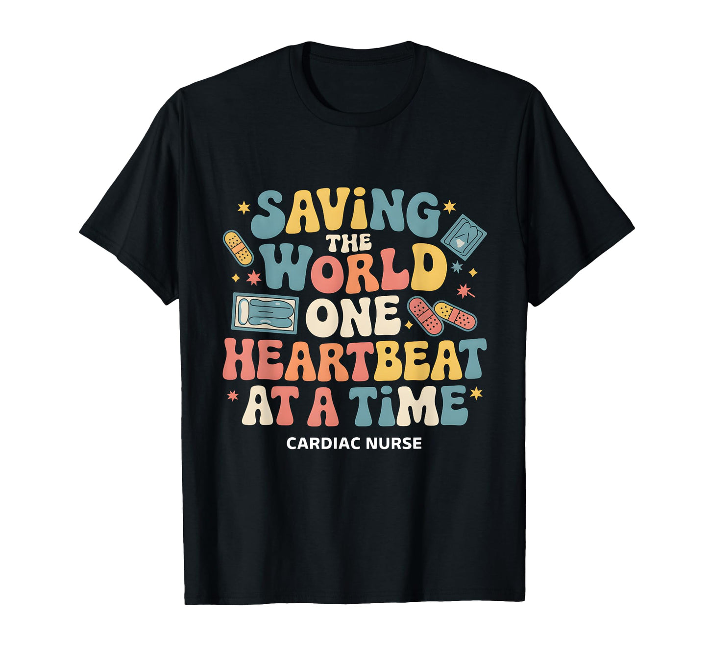 Cardiac Nurse Heart Cardiology Nursing Appreciation Week T-Shirt