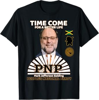 Mark Golding Jamaica's People's National Party PNP Supporter T-Shirt