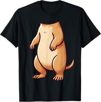 Easy Prairie Dog Costume Halloween Prairie Dog Body T-Shirt for Men Women Kids