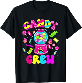 Candy Crew Sweetie Candy Land Candy Squad Halloween T-Shirt