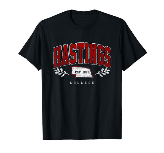 Hastings Arch Athletic Vintage Sports Tee for Men Women T-Shirt