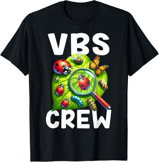 VBS Crew Magnified VBS 2025 Vacation Bible School Christian T-Shirt