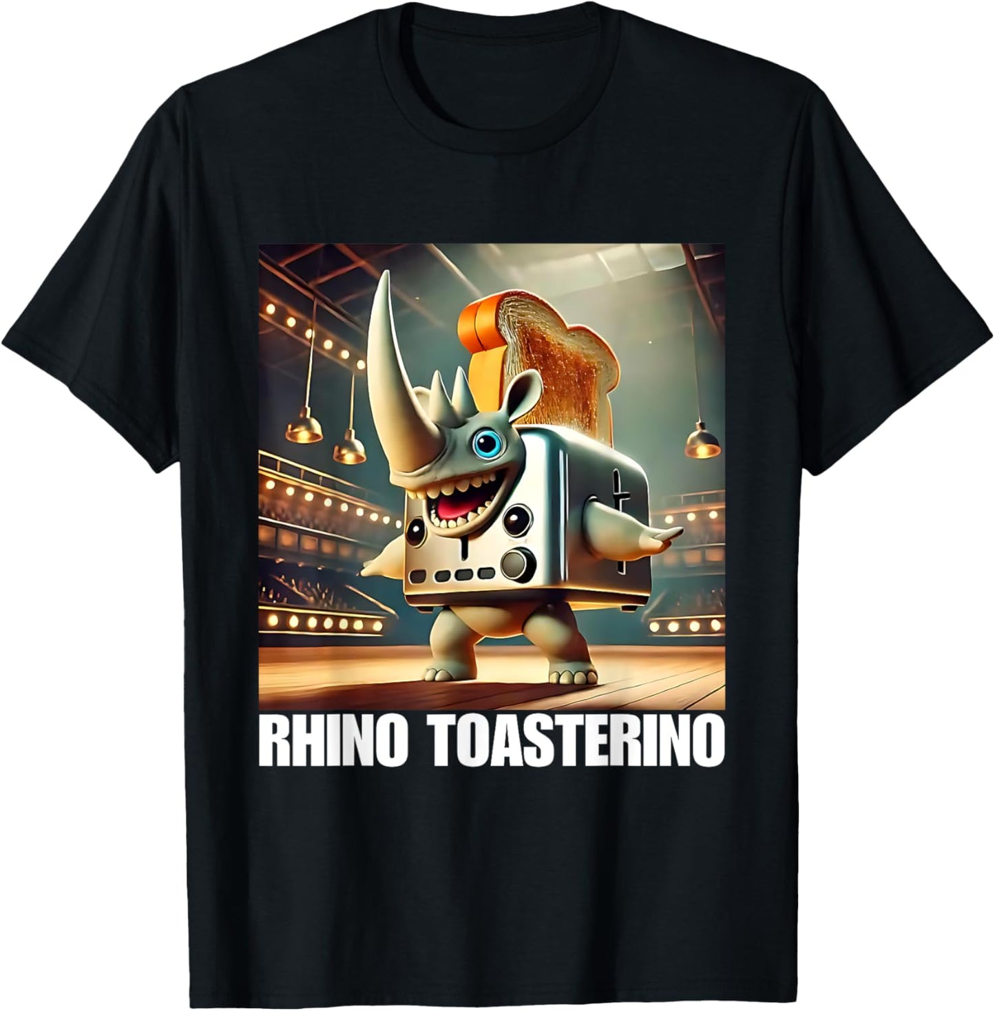 Rhino Toasterino - Italian Brainrot Meme T-Shirt