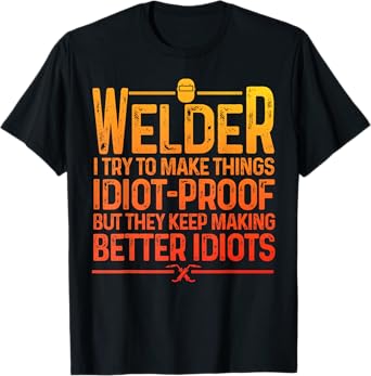 Best Welding Novelty For Men Women MIG TIG Welder Welding T-Shirt