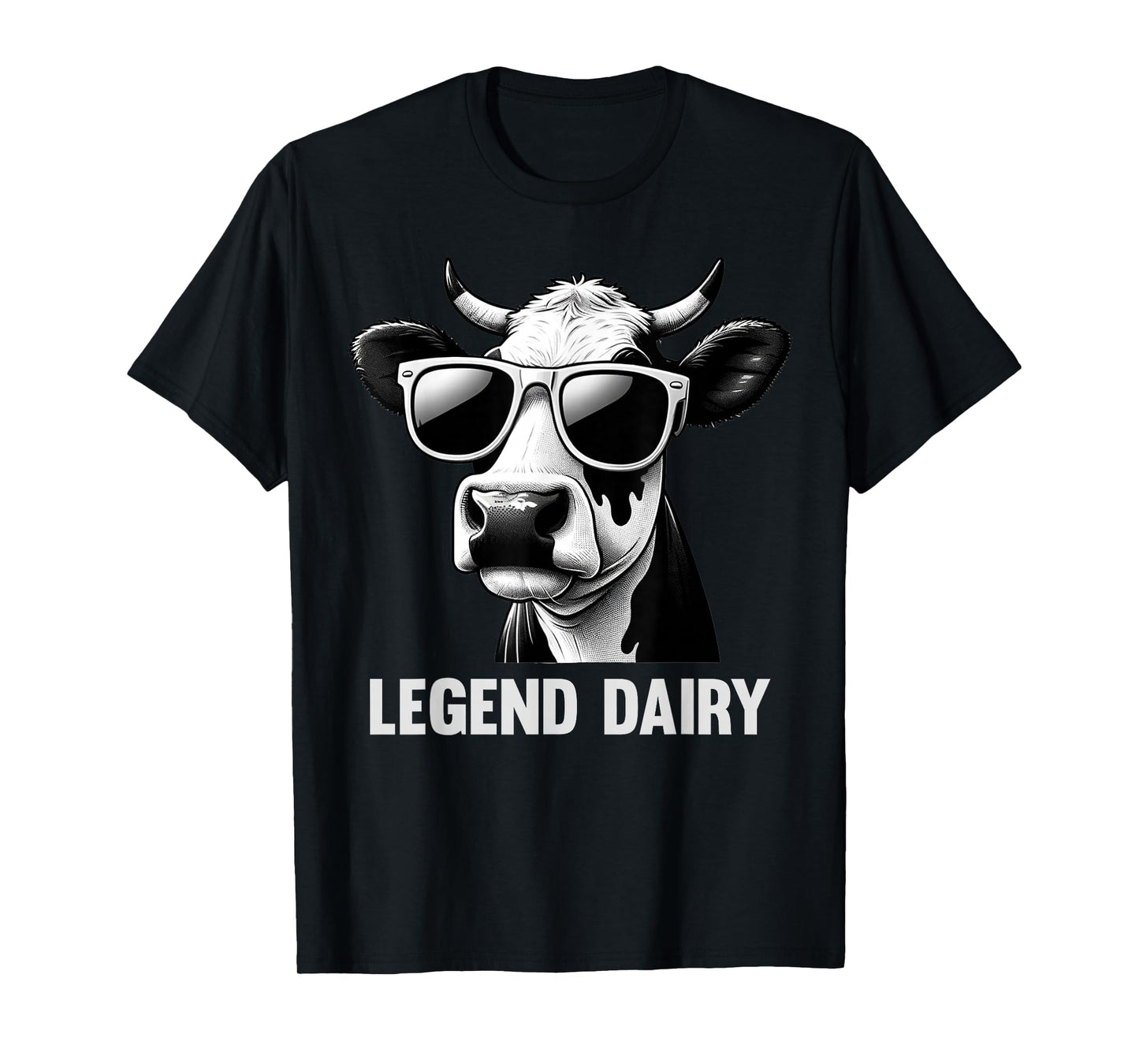 Legend Dairy Funny Farmer Cow Farmer Pun Graphic T-Shirt
