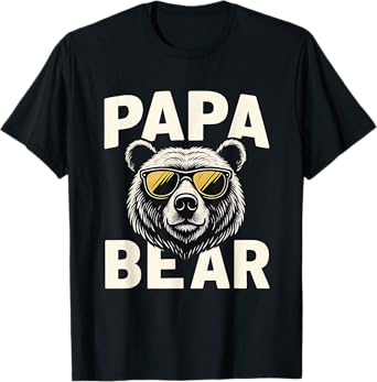 Papa Bear T-Shirt – Cool Father’s Day Gift for Dads Who Rock T-Shirt