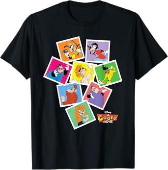 Disney A Goofy Movie 30th Anniversary Character Photos T-Shirt